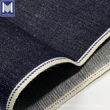 14oz japanese cross slub selvedge denim fabric